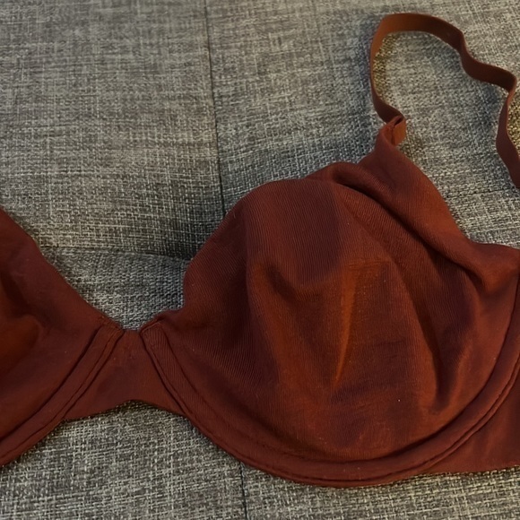 Skims Cotton Jersey Underwire Bra - Picture 3 of 10